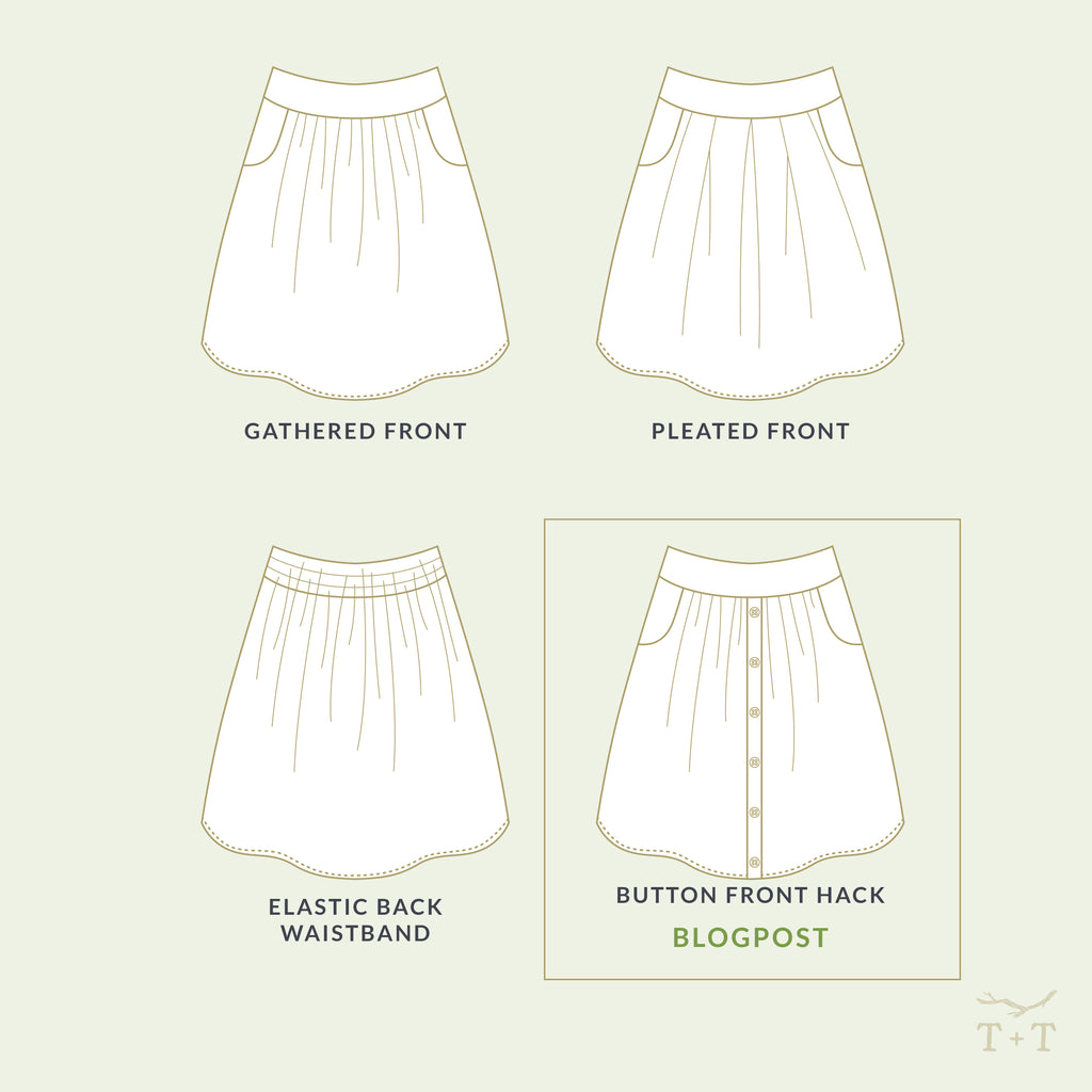 Meadow Skirt Sewing Pattern Children Digital Pattern Video