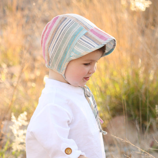 Riverstone Bonnet for Babies and Children PDF Sewing Pattern by Twig + Tale