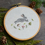 Running Bunny Embroidery Pattern from Twig + Tale