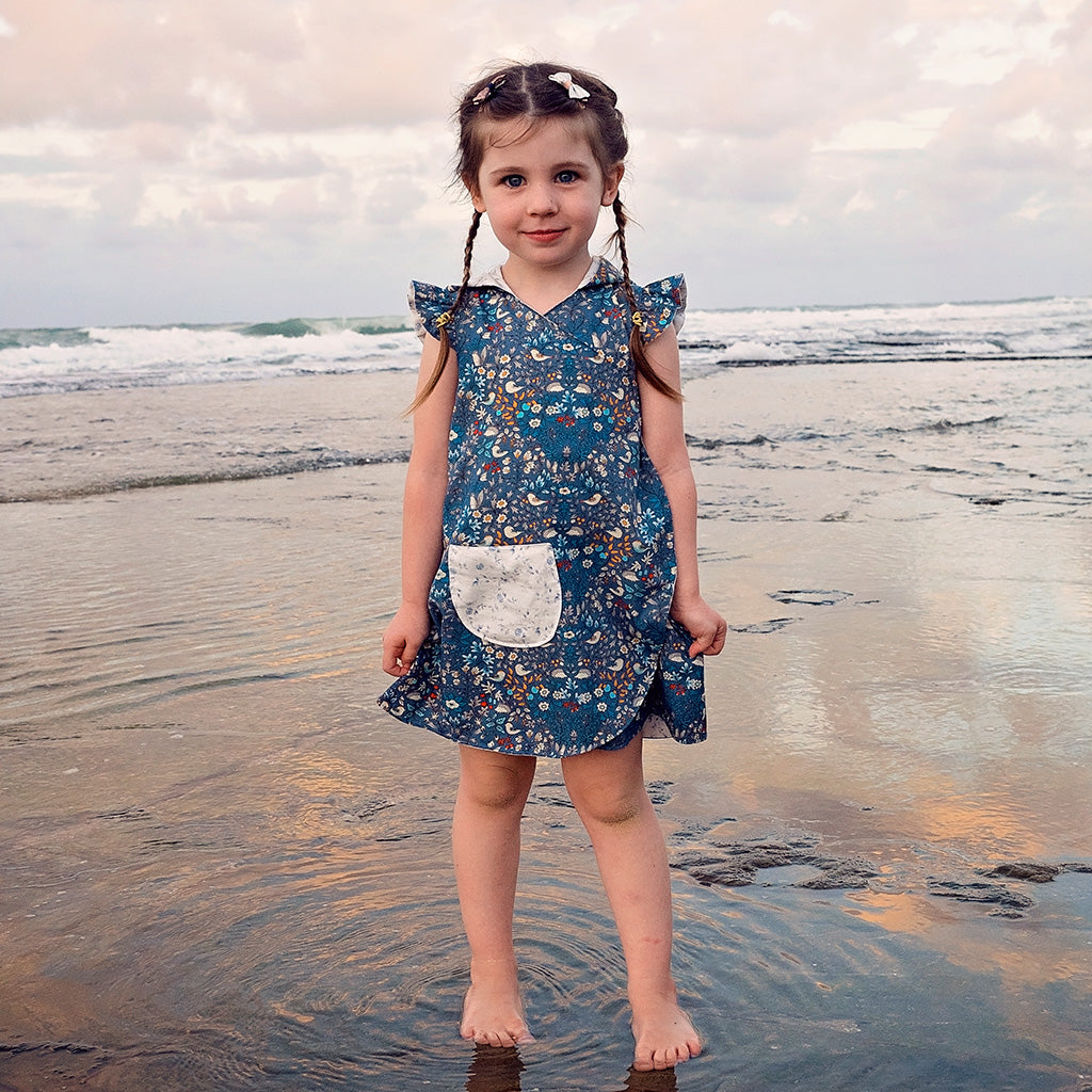 Petal Wrap Dress Tunic Sewing Pattern Baby 4yrs – Twig Tale