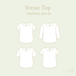 Scenic Top Sewing Pattern - Child