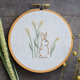 Curious Bunny PDF Embroidery Pattern from Twig + Tale