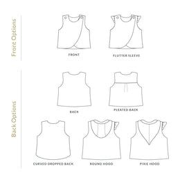 Crossroads Vest Sewing Pattern - Baby + Child ~ add-on for Pathfinder Vest