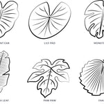 Tropical Leaf BUNDLE ~ 6 leaf shapes in ALL sizes