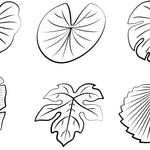 Tropical Leaf - Mini ~ 6 leaf shapes in mini sizes
