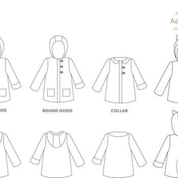 Pixie Pea Coat Sewing Pattern - Child