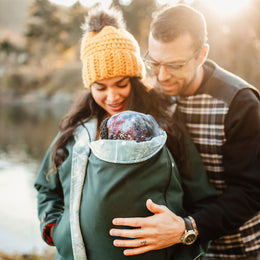 Nestledown Add-on Sewing Pattern for Forester COAT - Adult ~ Zip in Baby-Wearing + Pregnancy Panels