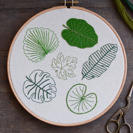 Leaf Embroidery Pattern - Tropical Collection