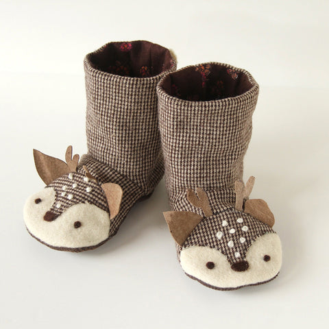 Children - Footwear  Animal Boots for Big Kids - Twig + Tale  - Digital PDF Sewing Pattern