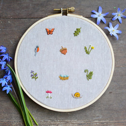 Woodland Alphabet Embroidery Pattern