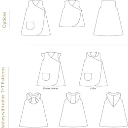 Petal Wrap Dress + Tunic digital sewing pattern by Twig and Tale 2