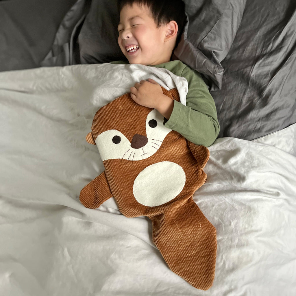 Warmies Kids Childrens Huggable Hot Water Bottle And Removeable Animal  Cover