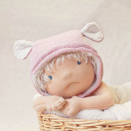 Doll sized evergreen bonnet PDF digital Sewing Pattern by Twig + Tale 3