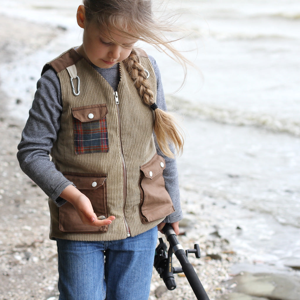 Fishing Vest ~ Add-on for Child Trailblazer Vest – Twig + Tale