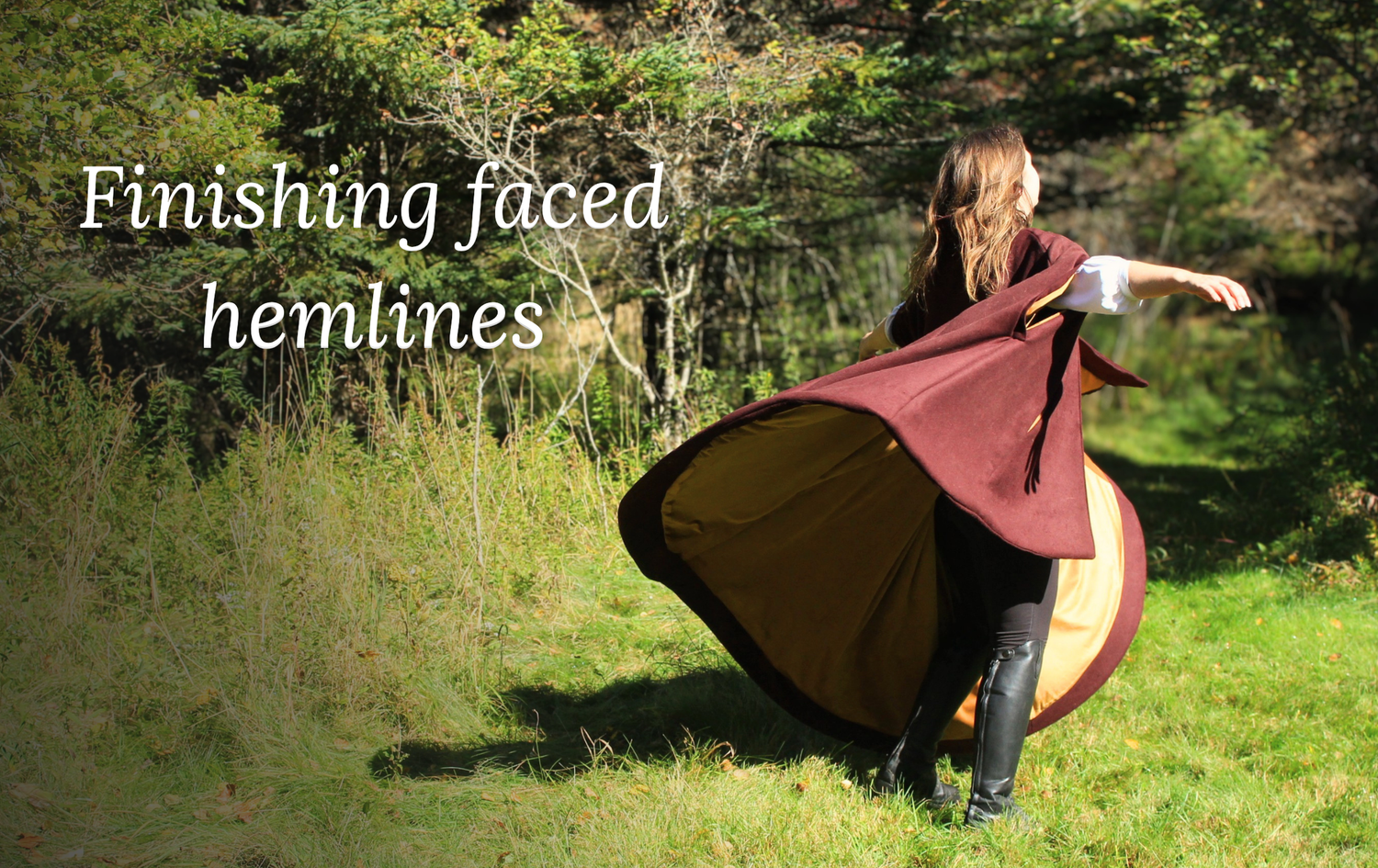 Finishing Outerwear Hems - Cascades, Flourish, Grove, Pixie