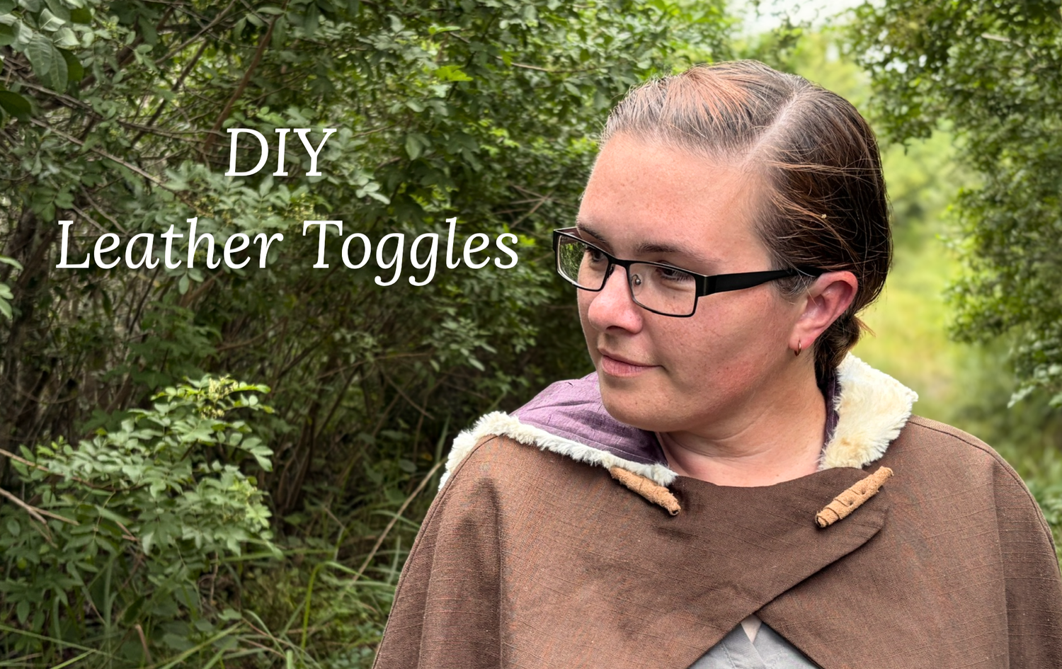 DIY Leather Toggles, for Cloaks, Coats, and More