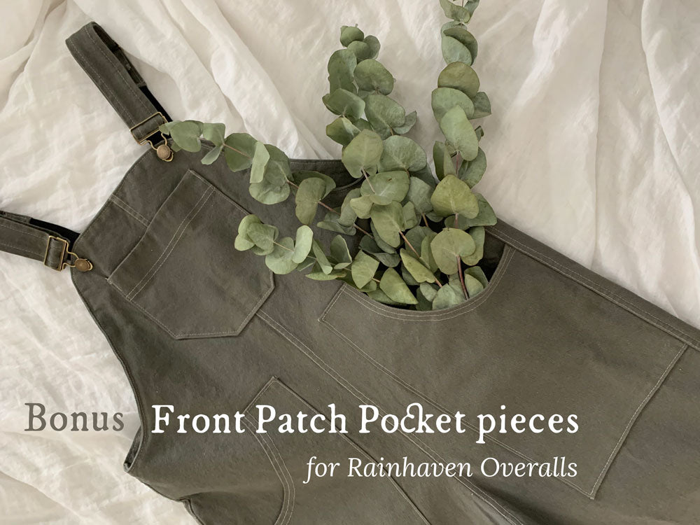 Bonus:  Front Patch Pockets for Adult Rainhaven Overalls