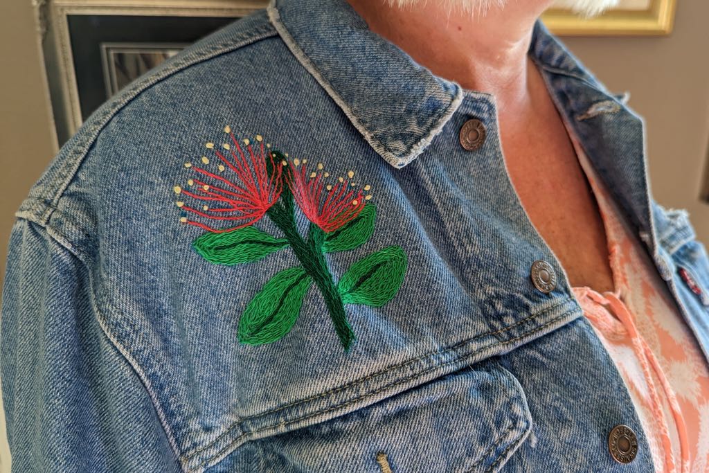 Sustainable sewing: transforming a garment with embroidery