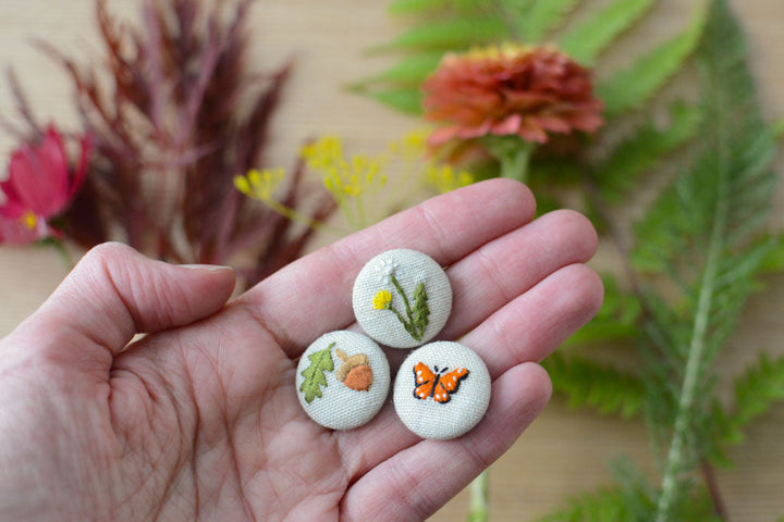 How to Make Covered Buttons - With and Without a Kit