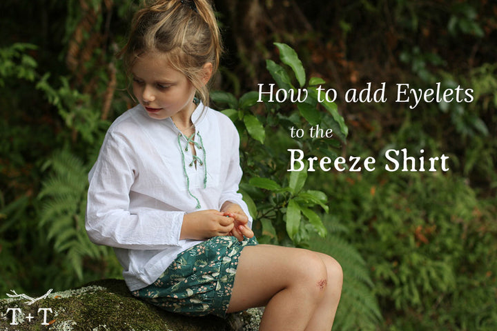 How to Add Eyelets to the Breeze Shirt
