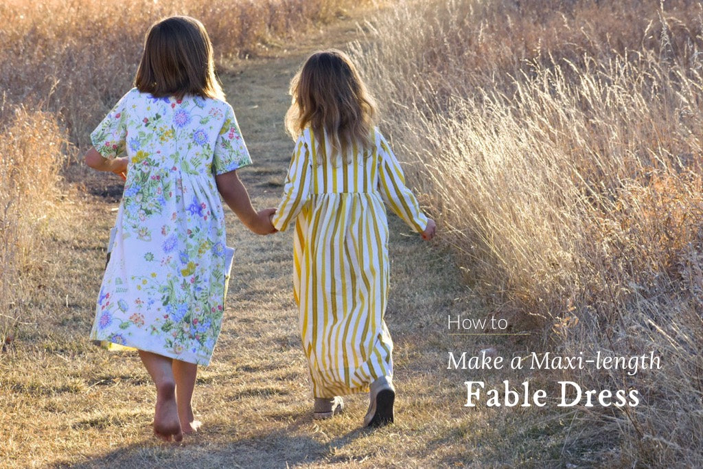 How to make a Maxi Length Fable Dress – Twig + Tale