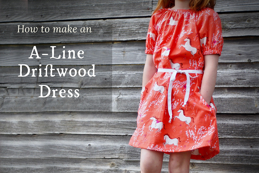 How to Make a Child A-Line Driftwood Dress