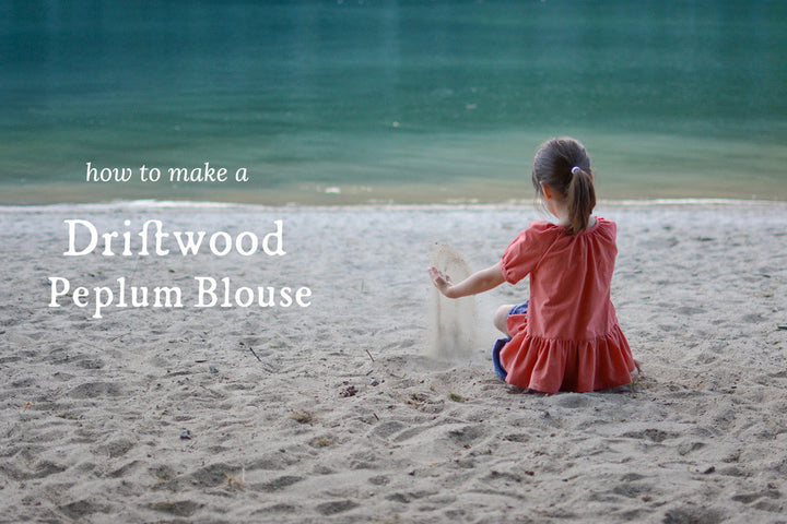 How to Make a Driftwood Peplum Blouse