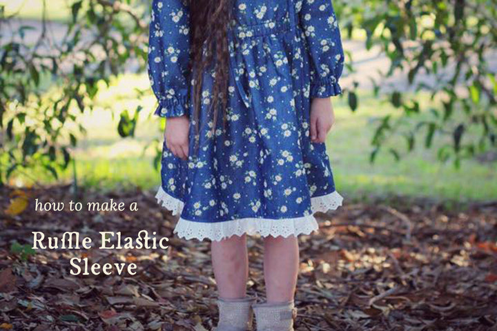 How to Make a Ruffle Sleeve Driftwood Blouse or Dress