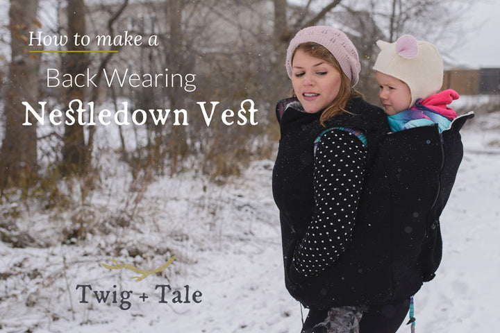 Convert the Nestledown Vest for Back Wearing
