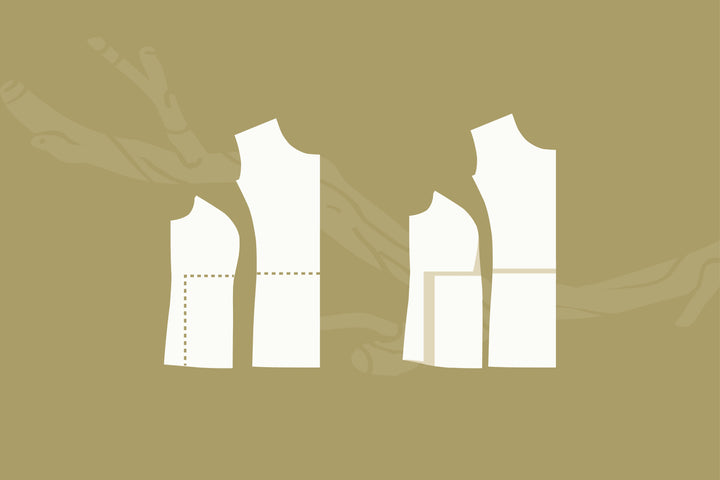 Fuller Abdomen Adjustment for a Princess Seam Garment - Forester, Trailblazer, WCF Pathfinder, Flourish, Bloom