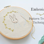 How to transfer embroidery designs to fabric - Vintage Sewing Box