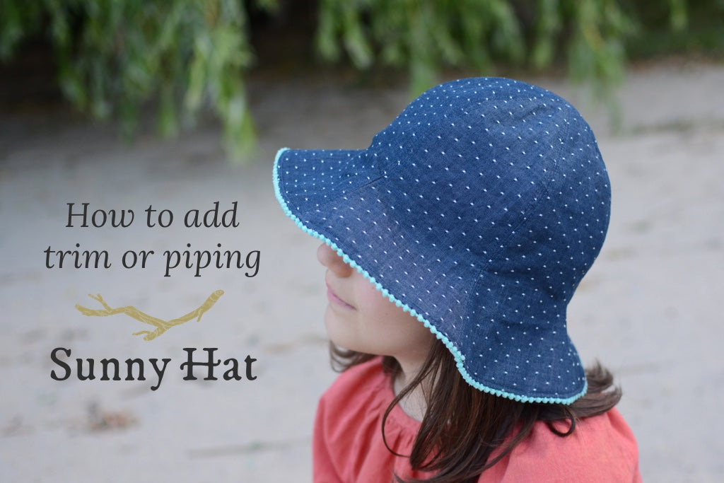 How to Add Trim to the Sunny Hat