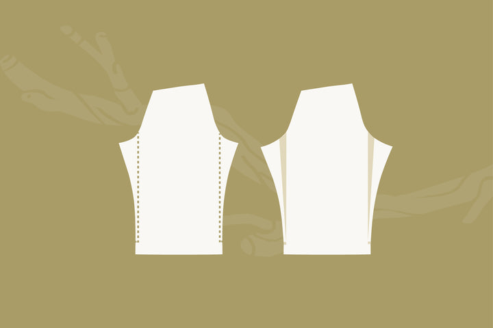 Fuller Upper Arm Adjustment for a Gathered Raglan Sleeve - Driftwood Blouse