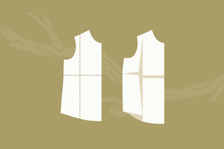 Fuller Bust Adjustment (FBA) for a Flat Front Garment - Without adding a dart - Breeze Shirt, Pathfinder, Pixie Coat