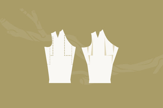 Fuller Upper Arm Adjustment for Raglan Sleeve with a Shoulder Dart - Grove Coat