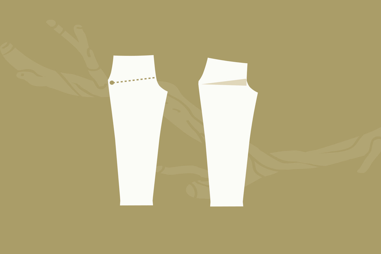 Trouser Waist Height Adjustment for a Lower Front Rise / Wearing Under a Panniculus - Shore, Coastal