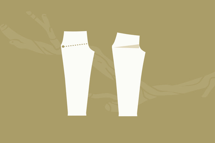 Trouser Waist Height Adjustment for a Lower Front Rise / Wearing Under a Panniculus - Shore, Cove, Coastal