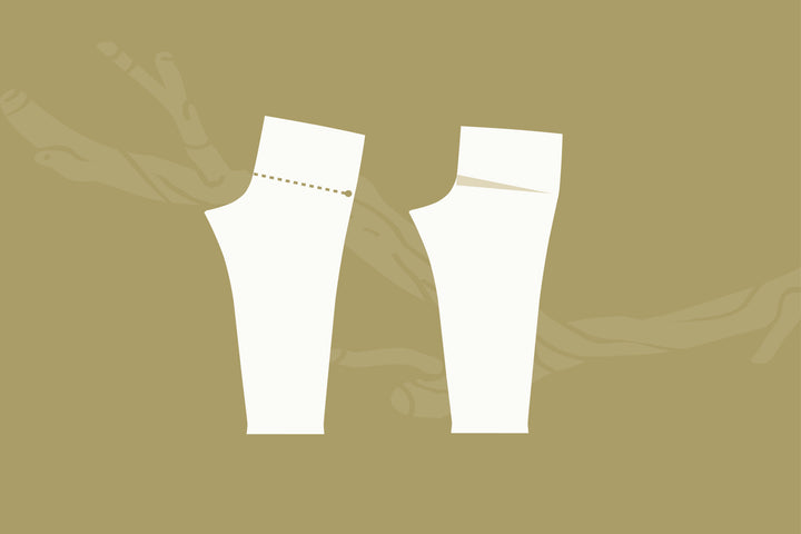 Trouser Waist Height Adjustment for a Flatter Rear - Shore, Cove, Coastal