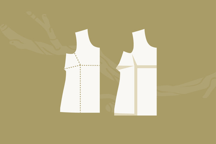 Fuller Bust Adjustment (FBA) for a Top with a Bust Dart - Scenic, Vista, Plains