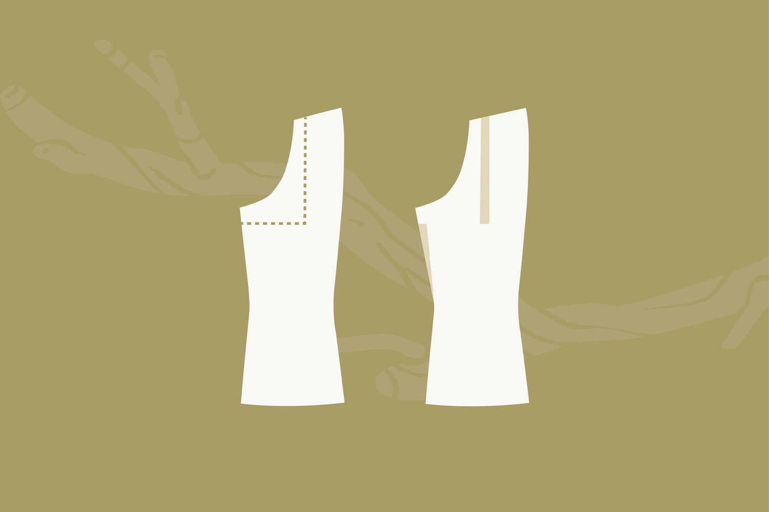 Broad Back Adjustment for the Willow Top (Differences >2"/5cm)