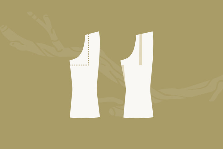 Broad Back Adjustment for the Willow Top (Differences >2"/5cm)