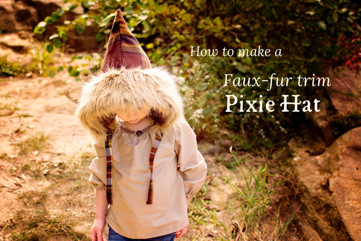 How to Add Faux Fur Trim to the Pixie Hat
