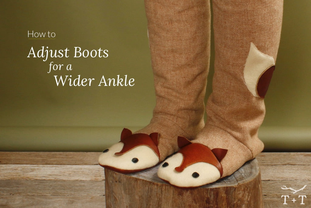 How to Adjust Boots for a Wider Ankle - Tie Back Boots, Animal Boots