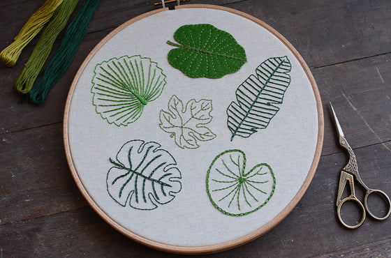 Leaf Embroideries