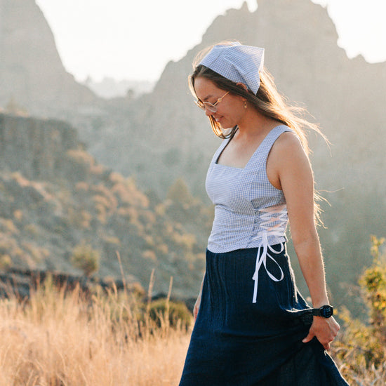Wildvine Corset Top sewing pattern from Twig + Tale