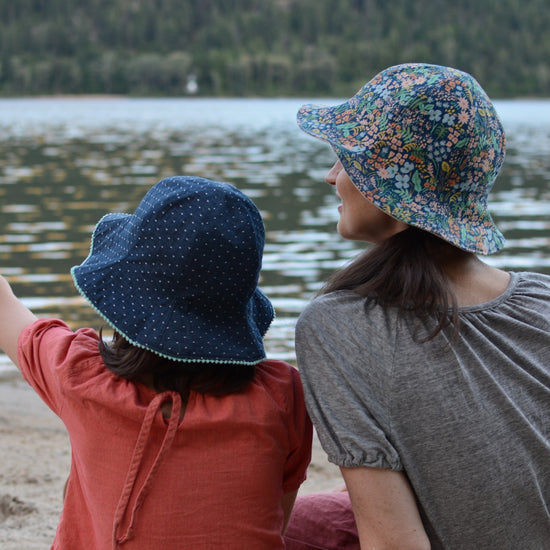 Sunny Hat Sewing Pattern - Baby, Child + Adult