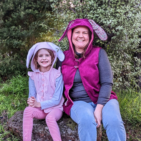 Animal VEST Add-on Sewing Pattern ~ both Adult and Child sizes available