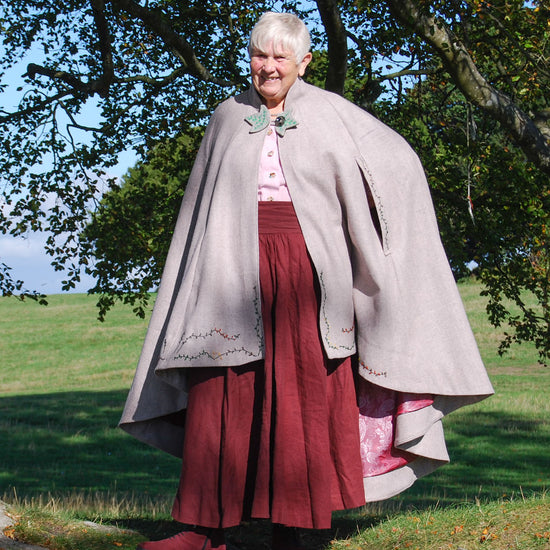Cascades Cloak digital sewing pattern from Twig + Tale