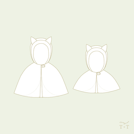 Animal Cape - Doll ~ Digital Pattern