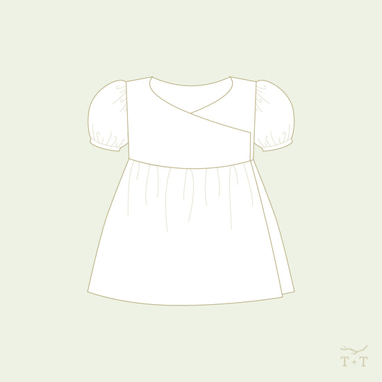 Crossover Dress - Doll ~ Digital Pattern